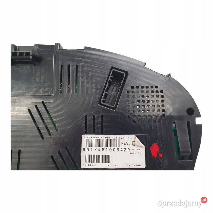 LICZNIK ZEGARY 248100342R Renault Megane III 15 osobowe Chełm