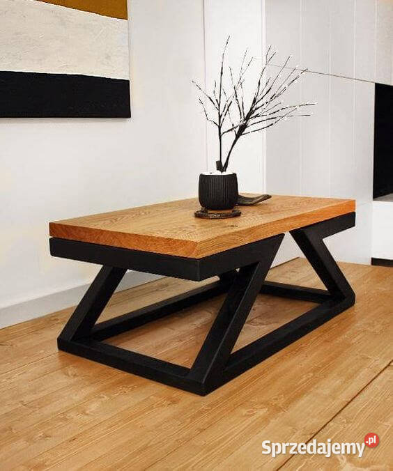 Ława Dębowa Loft MIXTRA 100x50x50 lubuskie Zielona Góra