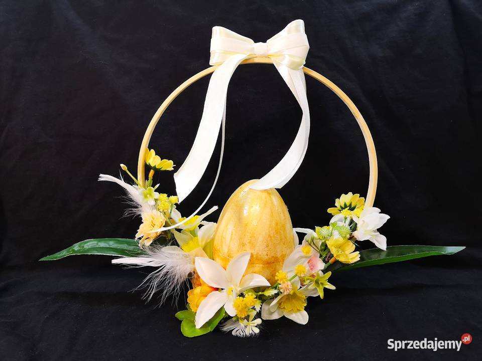 Stroik wielkanocny stojący na kole Kielce