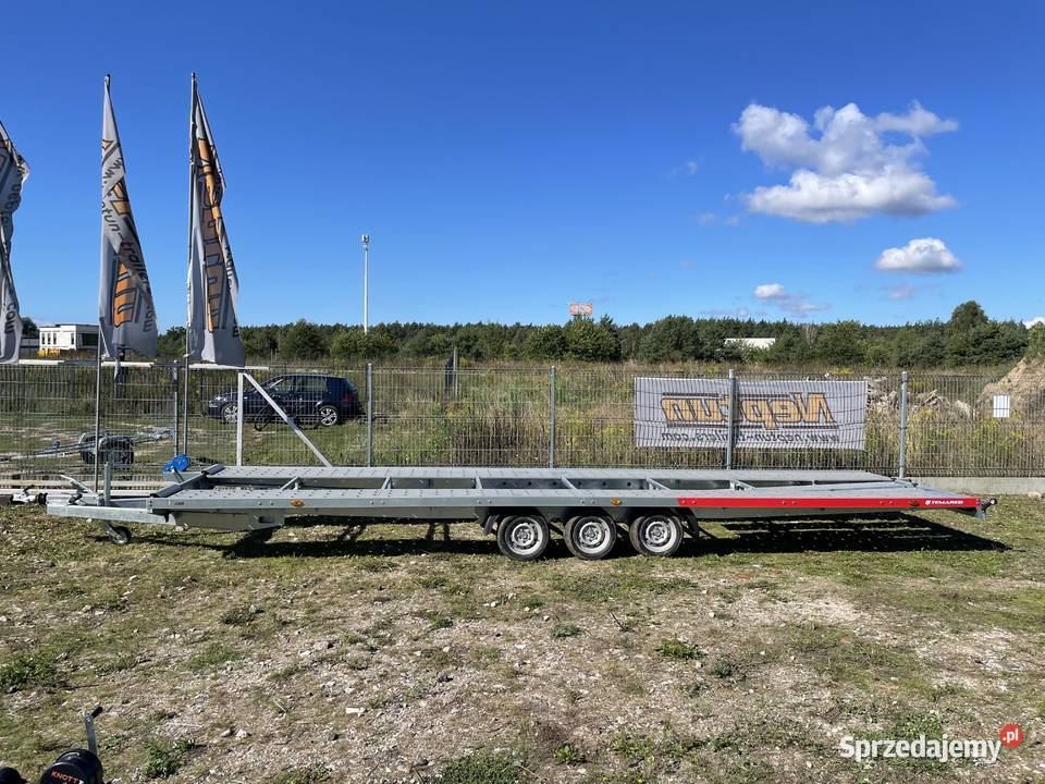Laweta Temared Car na 2 auta 8m 3500DMC 3 osie Piła