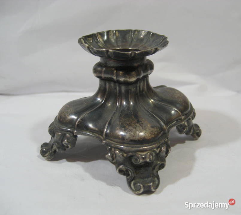 Stary Srebrny Swiecznik Warszawa