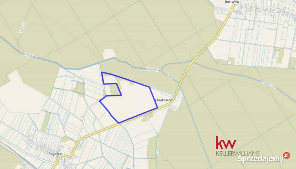 sprzedaży gruntu 225700m2 Rogalice