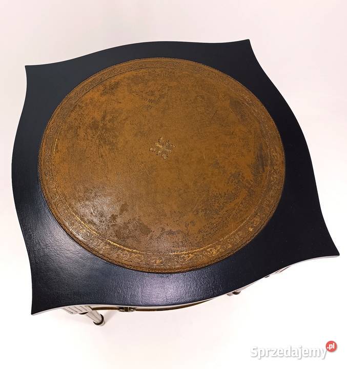 Drewniany stolik z szufladkami vintage lubuskie Zielona Góra