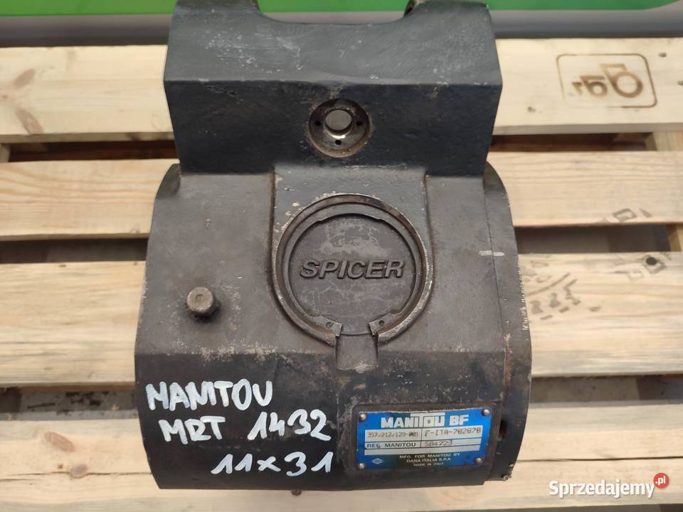 Atak mostu Manitou MRT 1432 11x31Spicer Wilkowo sprzedam