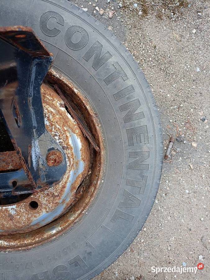 Koło ciężarowe 175 zapasowe z uchwytem wielkopolskie Słupca