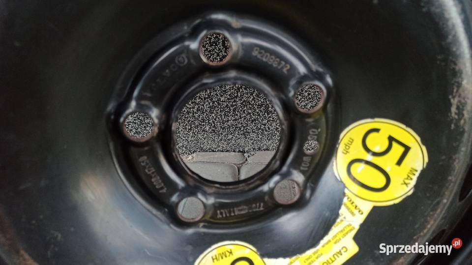 Koło dojazdowe 17 ford kuga volvo Opony i felgi Lubycza Królewska sprzedam