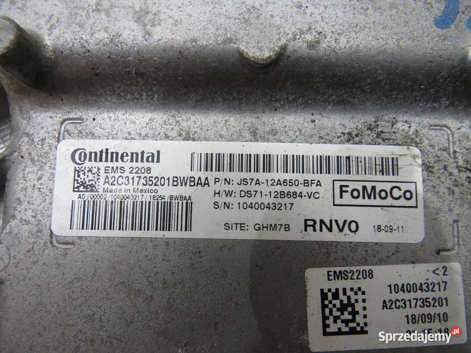 STEROWNIK SILNIKA MONDEO MK5 20 HYBRID osobowe