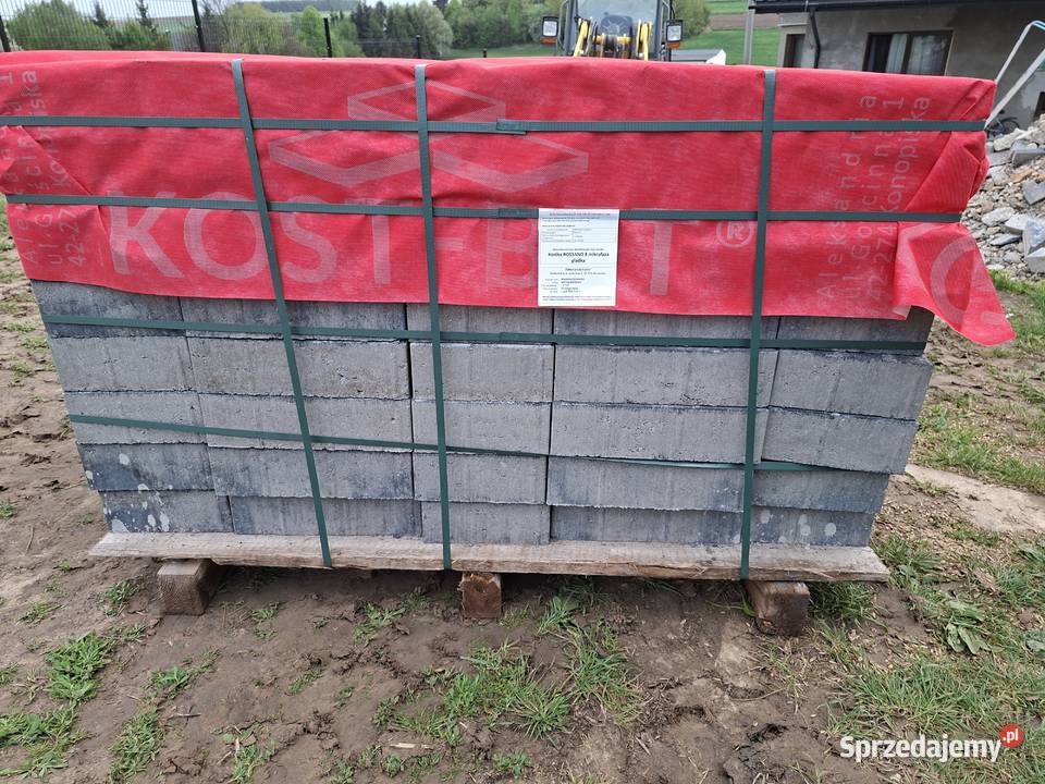 Kostka brukowa rossano 8 gładka mi A6 marago Pcim sprzedam