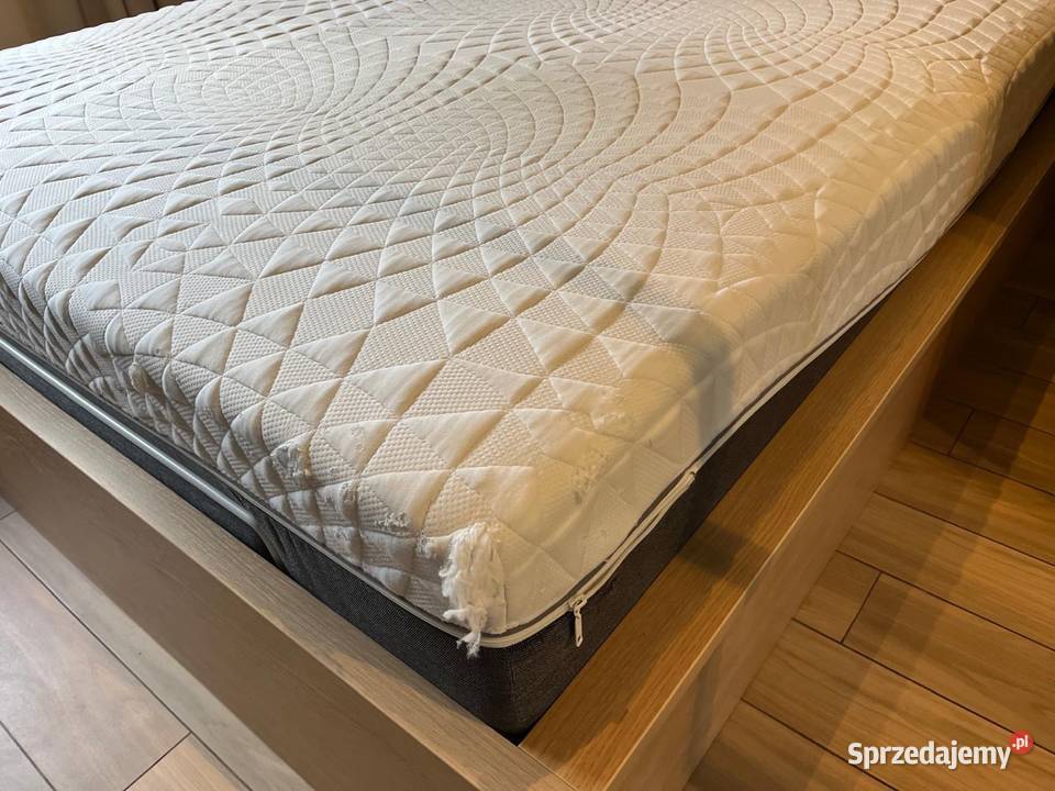 Łóżko IKEA MALM 140x200 z materacem JYSK
