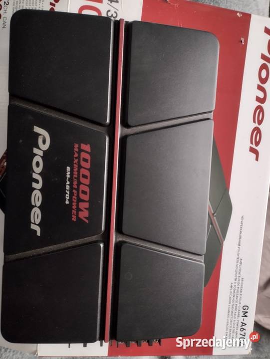 Wzmacniacz samochodowy Pioneer Ilość kanałów 4 wielkopolskie Parczew