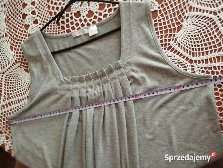 Top jasnoszary duży rozmiar Częstochowa