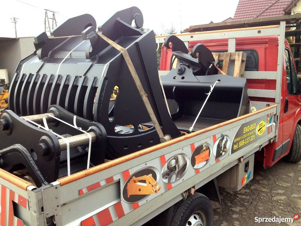 PRODUCENT ŁYŻKI DO KOPAREK hydrauliczne ażurowe Myślenice