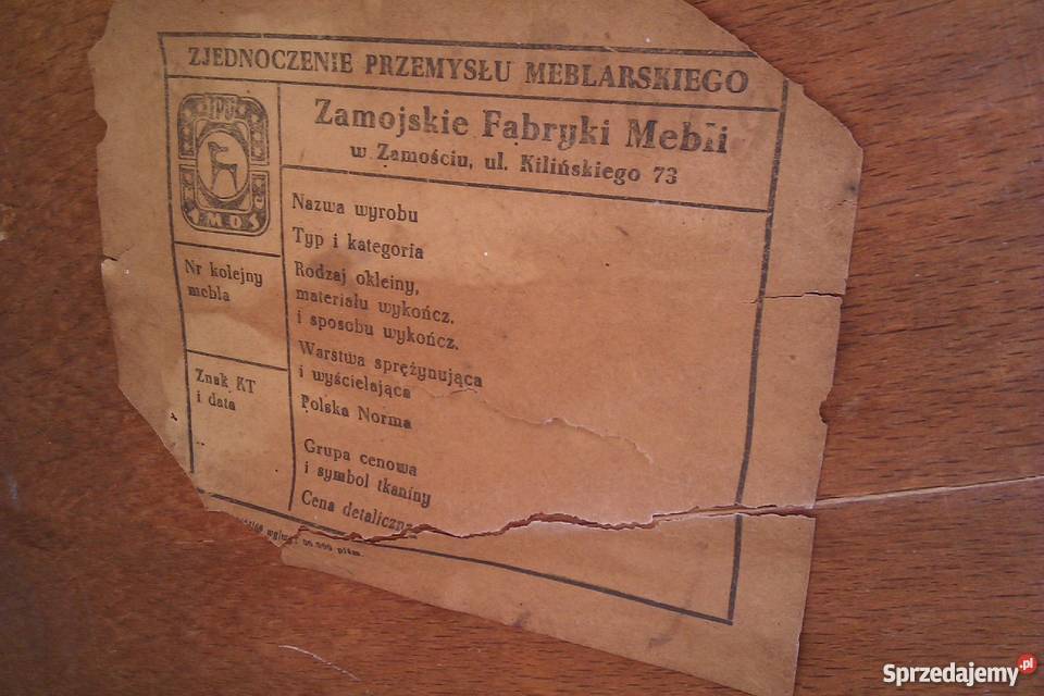 Krzesło Skoczek PRL do renowacji pomorskie