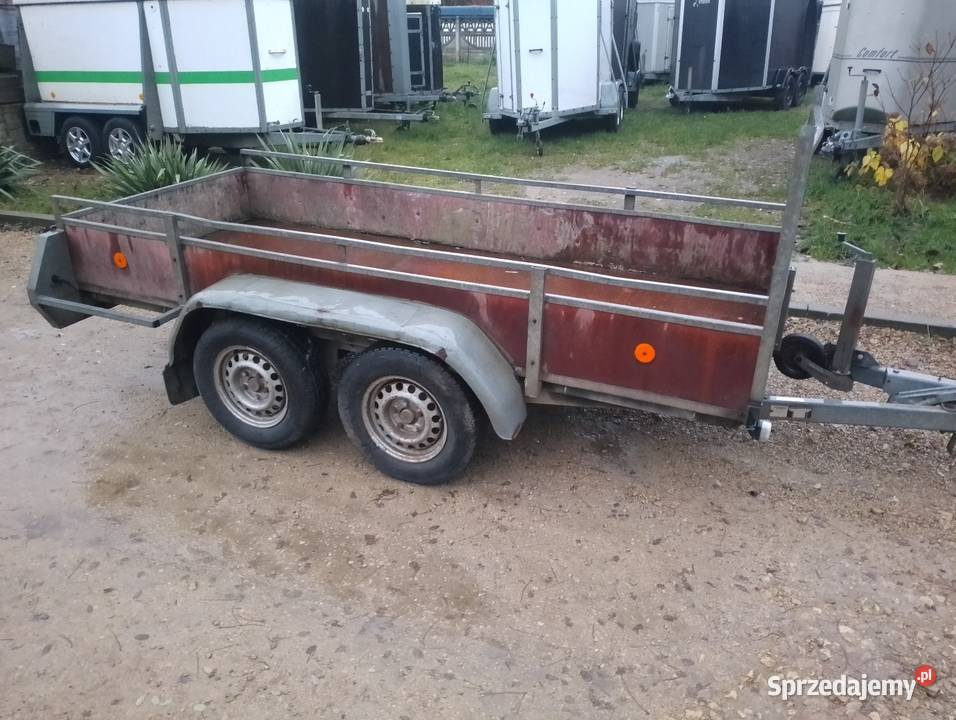 Przyczepa przyczepka samochodowa śląskie Żerdzina sprzedam