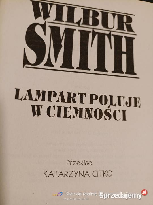 Lampart poluje w ciemności Smith książki Warszawa