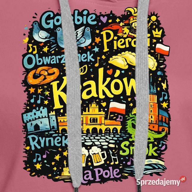 Ekologiczna damska bluza z kapturem Premium Odzież sportowa małopolskie