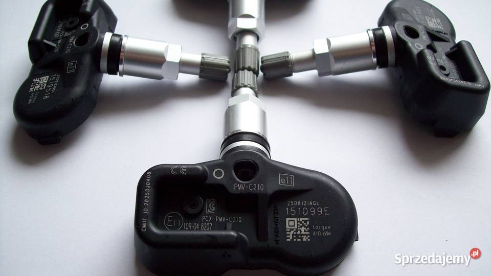 Zestaw 4 czujników ciśnienia w oponach TPMS Pozostałe Reda sprzedam