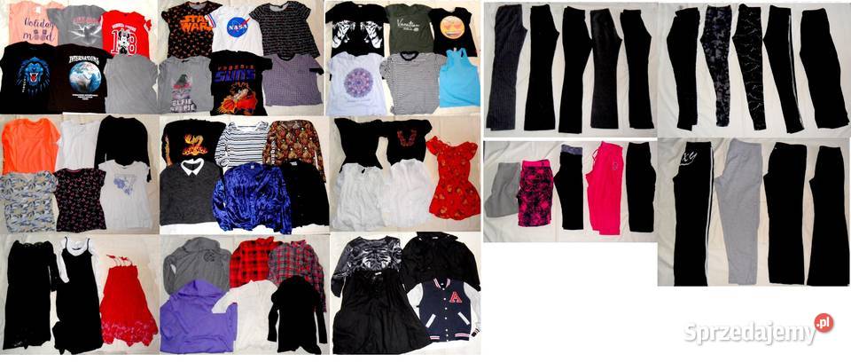 Ubrania dziewczynki rozmiar 156164 Zestaw 67 Biała Podlaska sprzedam