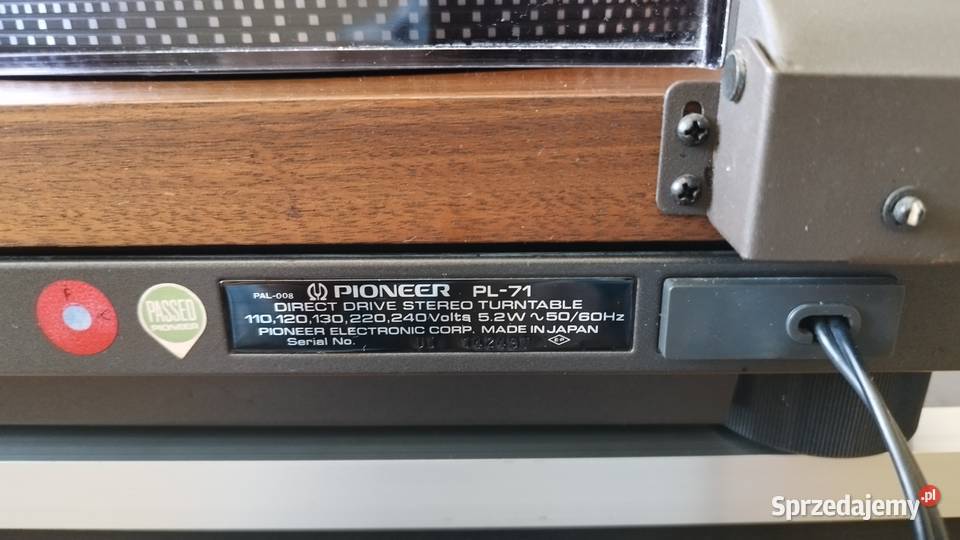 Gramofon Pioneer 71
