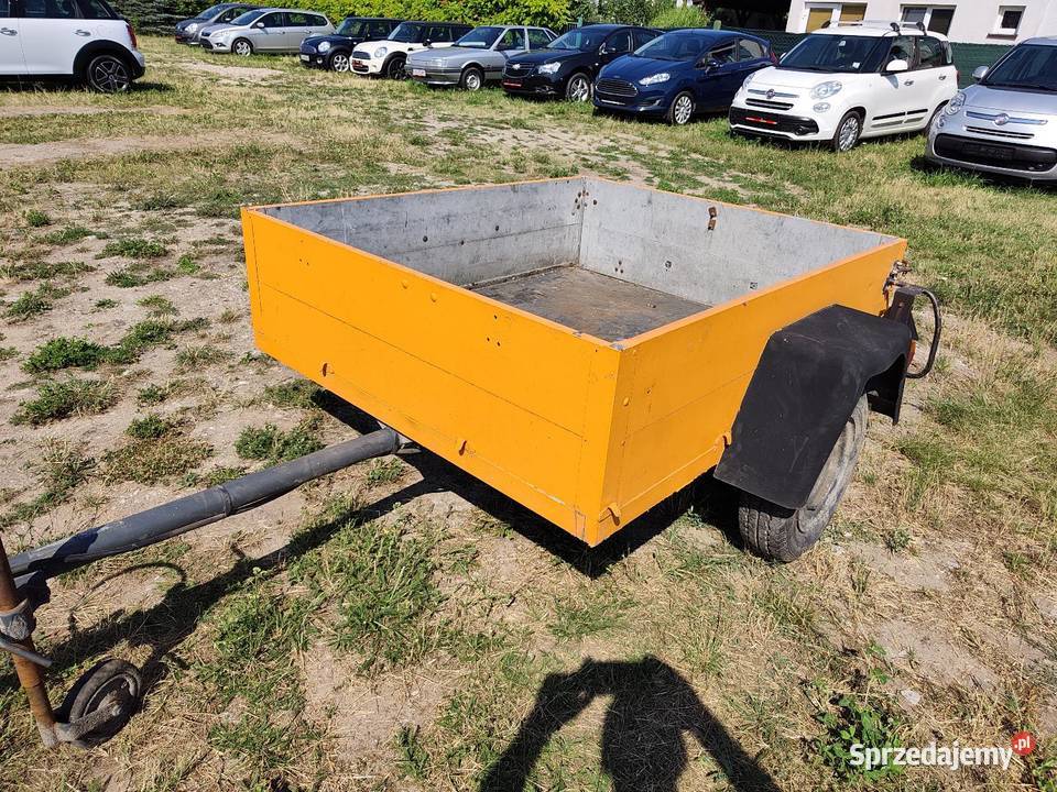 Sprzedam ocynkowaną i aluminiową przyczepkę Schmidt Burtowe i plandeki Gniezno