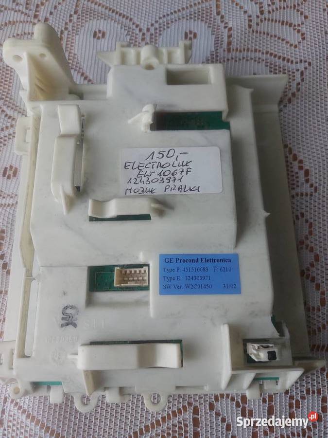 ELECTROLUX EW 1067 F 124303971 MODUŁ PRALKI małopolskie Nowy Sącz