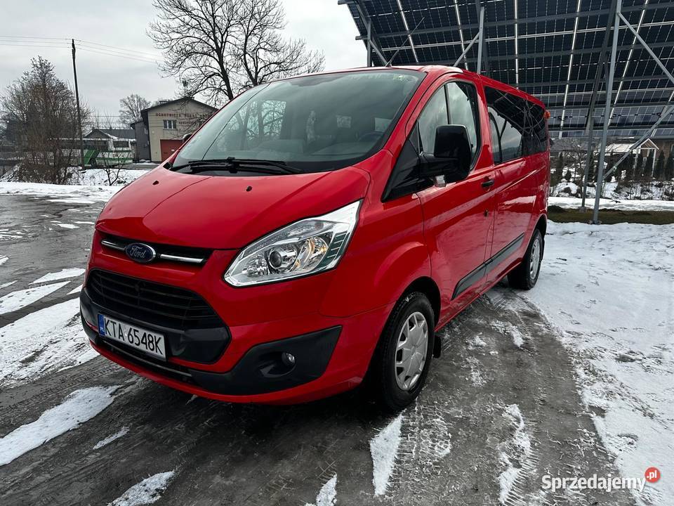 FORD TRANSIT CUSTOM ŁADNY Rok produkcji 2017 Łękawica