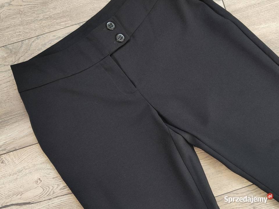 Czarne spodnie eleganckie Dzwony Vintage 44 podkarpackie Jasło sprzedam