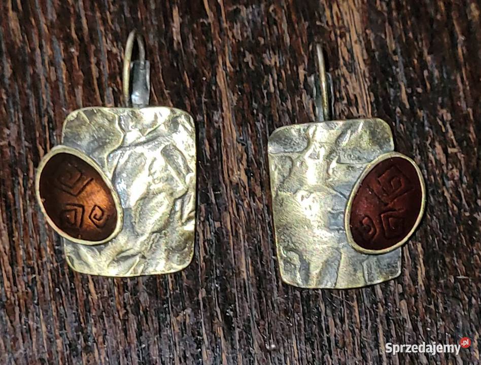 Miedziane kolczyki Warszawa