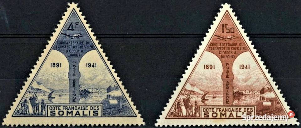 SOMALI FRANCUSKIE 1941poczta lotnicza WYSYŁKA