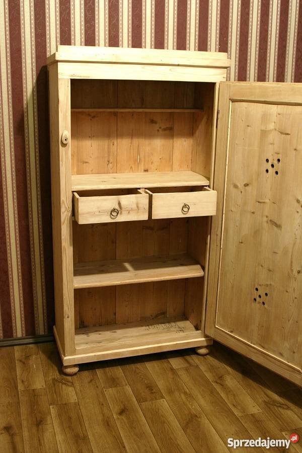 Szafa Chlebowa z Szufladkami Oczyszczona