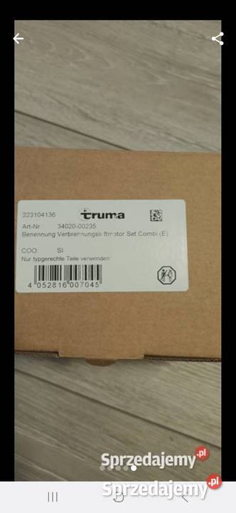 Zestaw silnika do spalania Combi E Truma łódzkie Kutno sprzedam