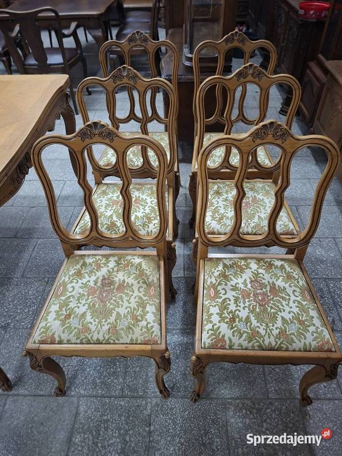 Jadalnia ludwikowska Francja komoda witryna stół małopolskie