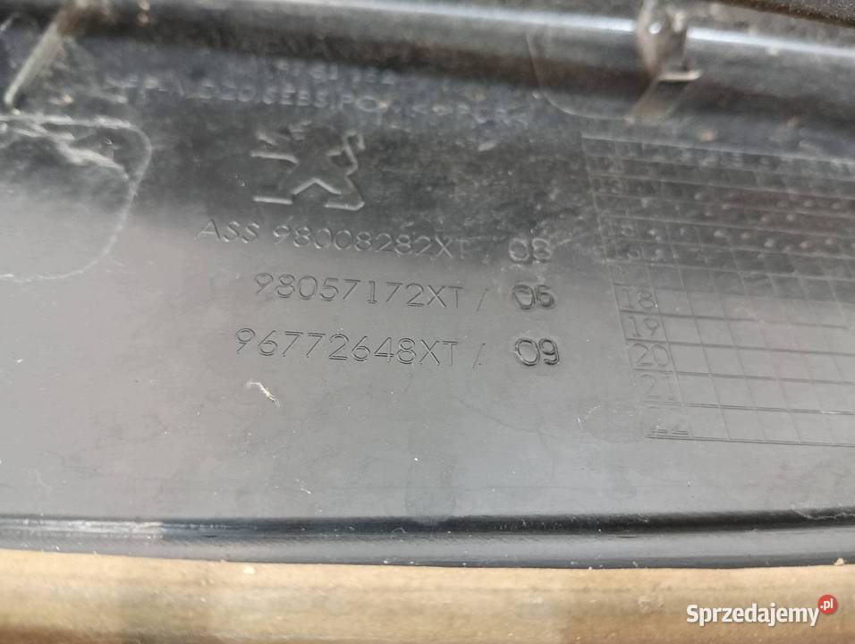 PODSZYBIE GÓRNE DOLNE KOMPLET T9 Peugeot 308 II