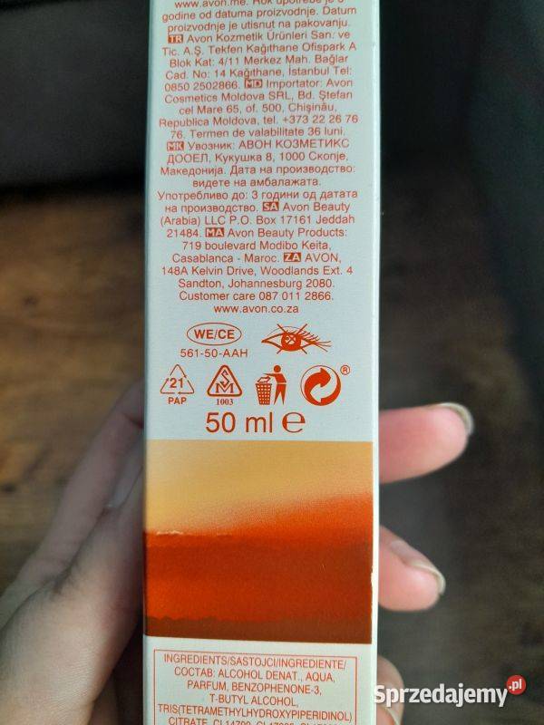 Woda toaletowa Avon Summer White Sunset 50ml Siewierz