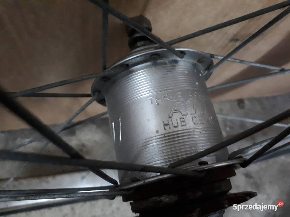 Koło rowerowe 20 piasta Sturmey Archer 3 biegi