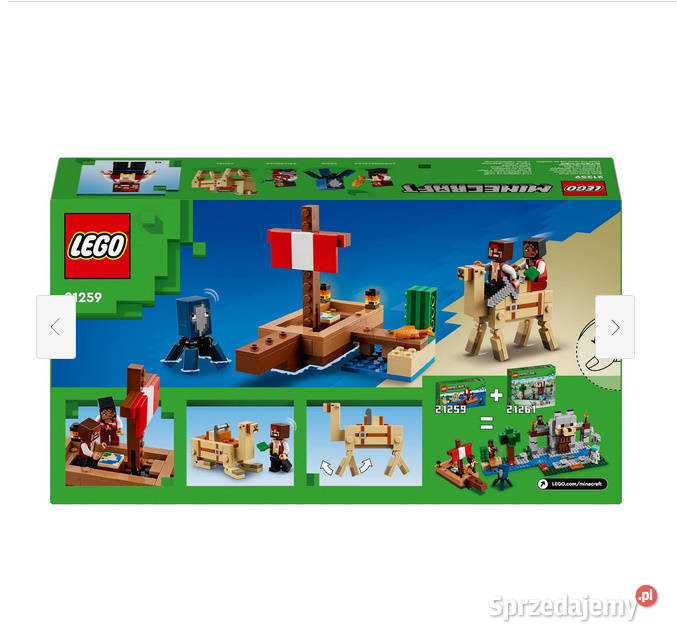 LEGO 21259 Minecraft Rejs statkiem pirackim
