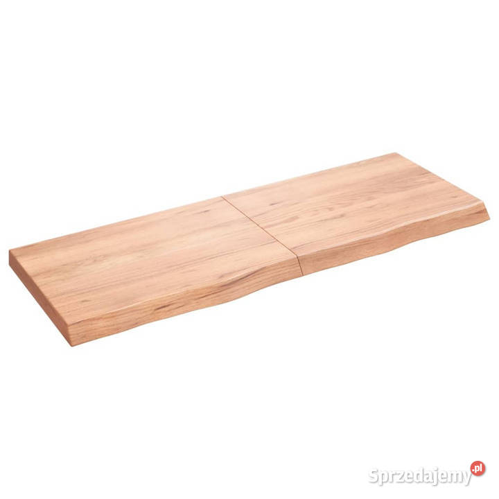 Blat do stołu jasnobrązowy 140x50x26 lite drewno Warszawa sprzedam