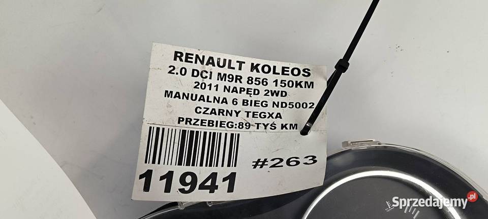 LICZNIK ZEGAR RENAULT KOLEOS 248102077A osobowe Lipno