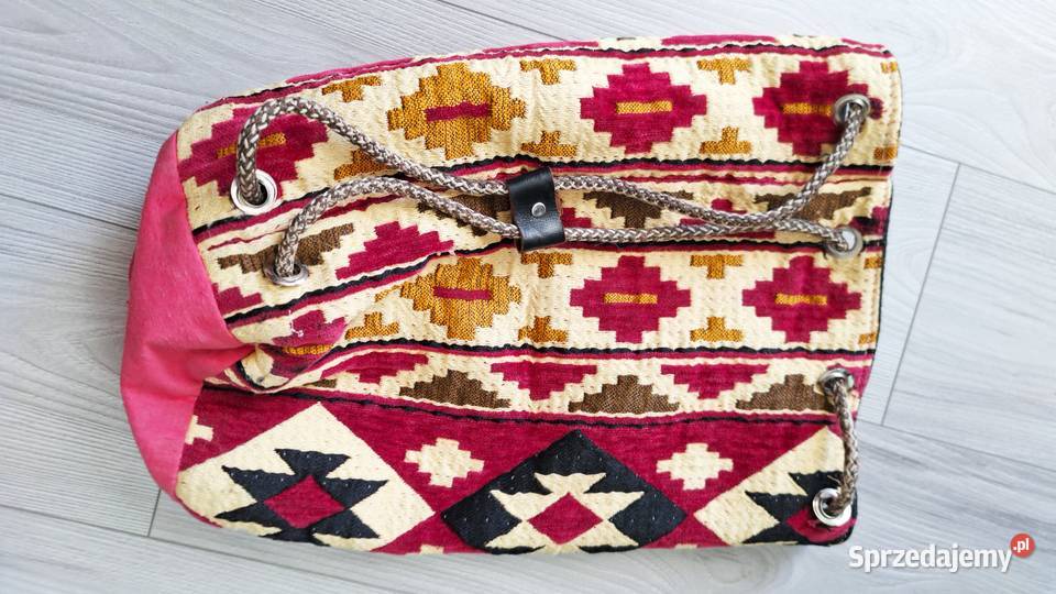plecak z materiału Dla kobiet Moda i Styl Warszawa