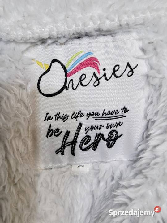 Puszysty szlafrok panda Onesies miękki ciepły