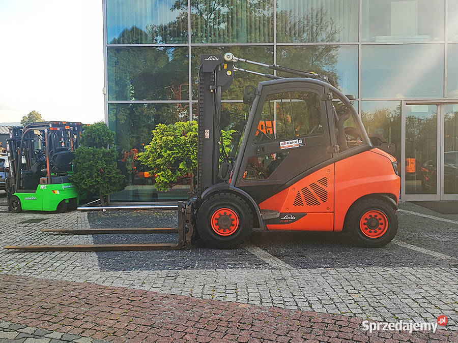 Wózek widłowy Linde H45T02 duplex 37 m LPG 45 Linde Kęty