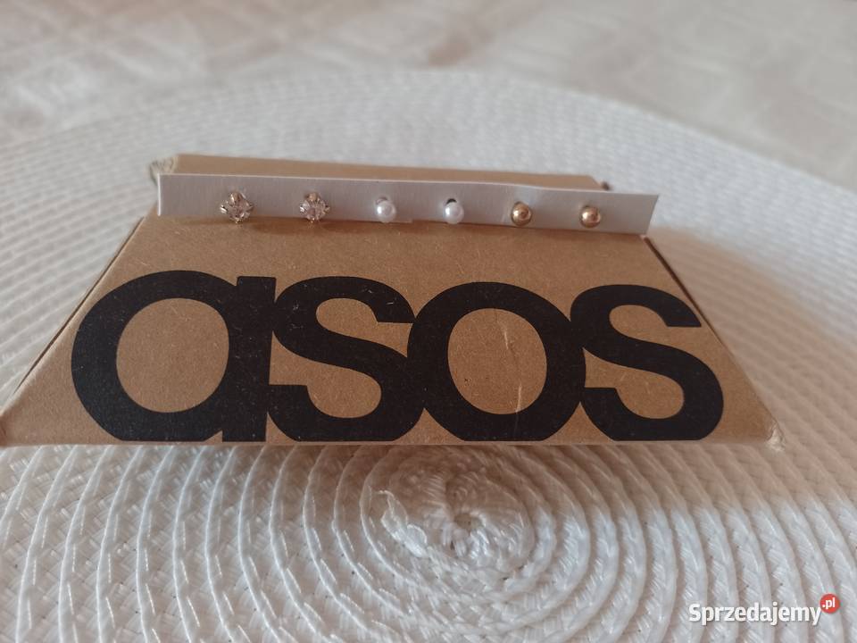 ASOS Zestaw 3 pary kolczyki biznesowe z Londynu Kraków