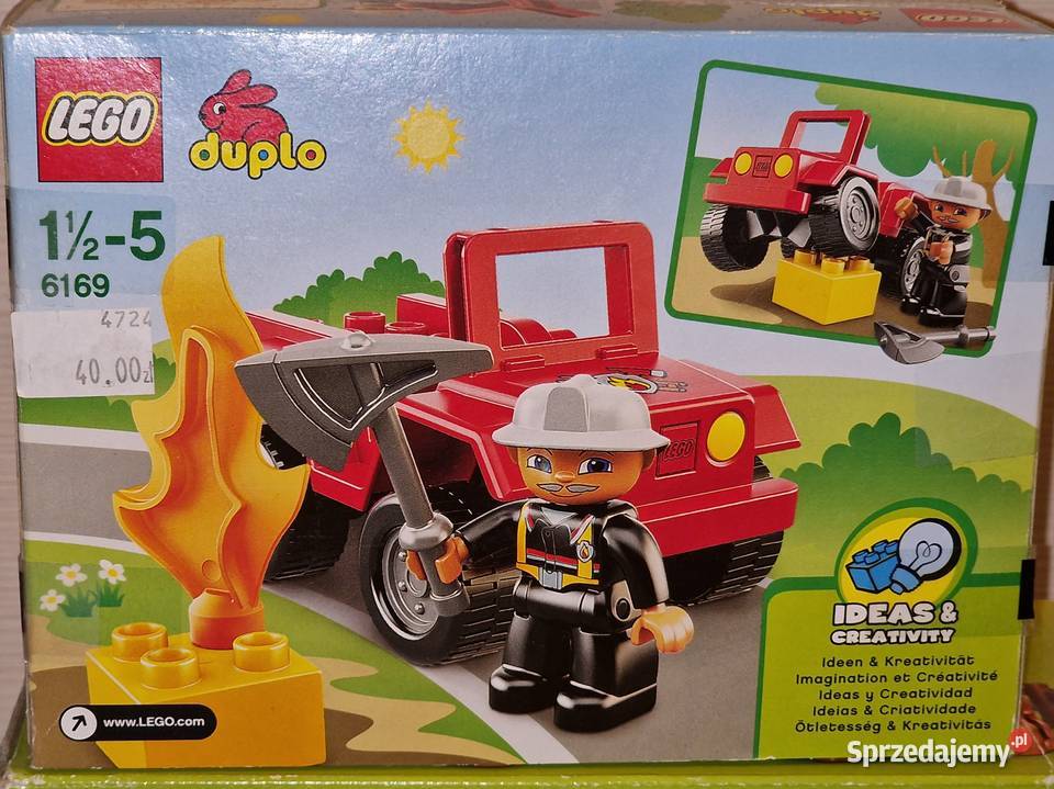 LEGO DUPLO 6169 Dowódca straży pożarnej pudełko 4 lata+ Warszawa