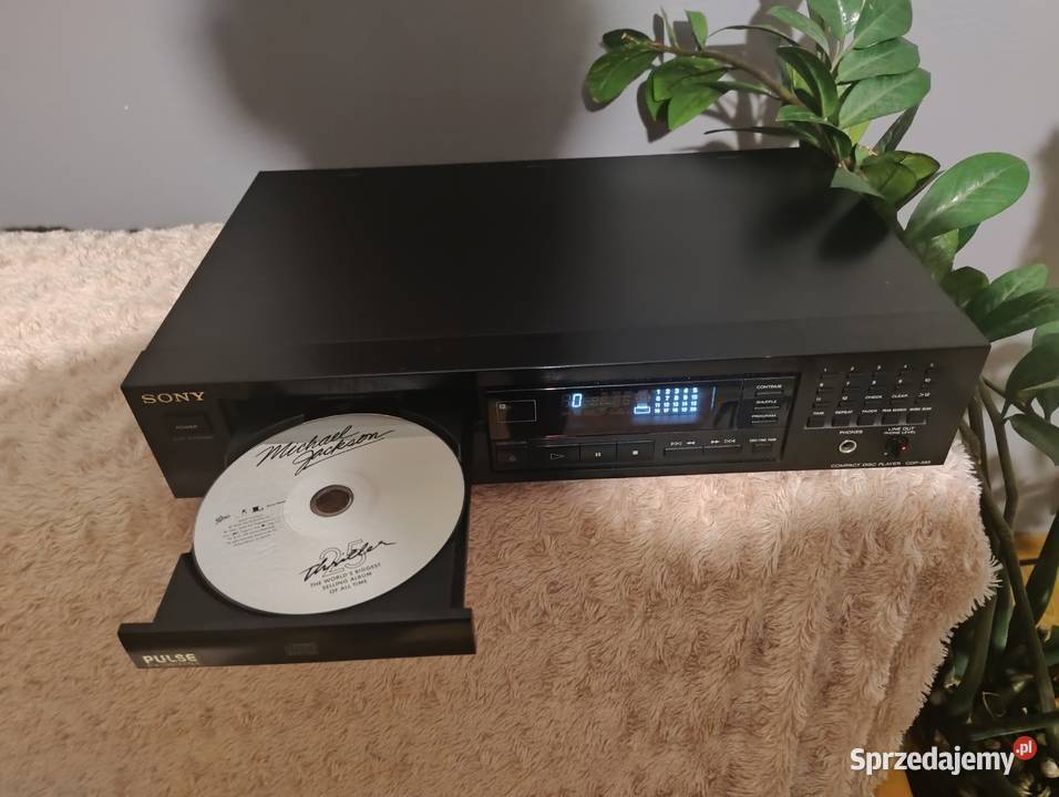 Odtwarzacz CD Sony cdp 395 z pilotem Odtwarzacze CD i MD Trzebuska