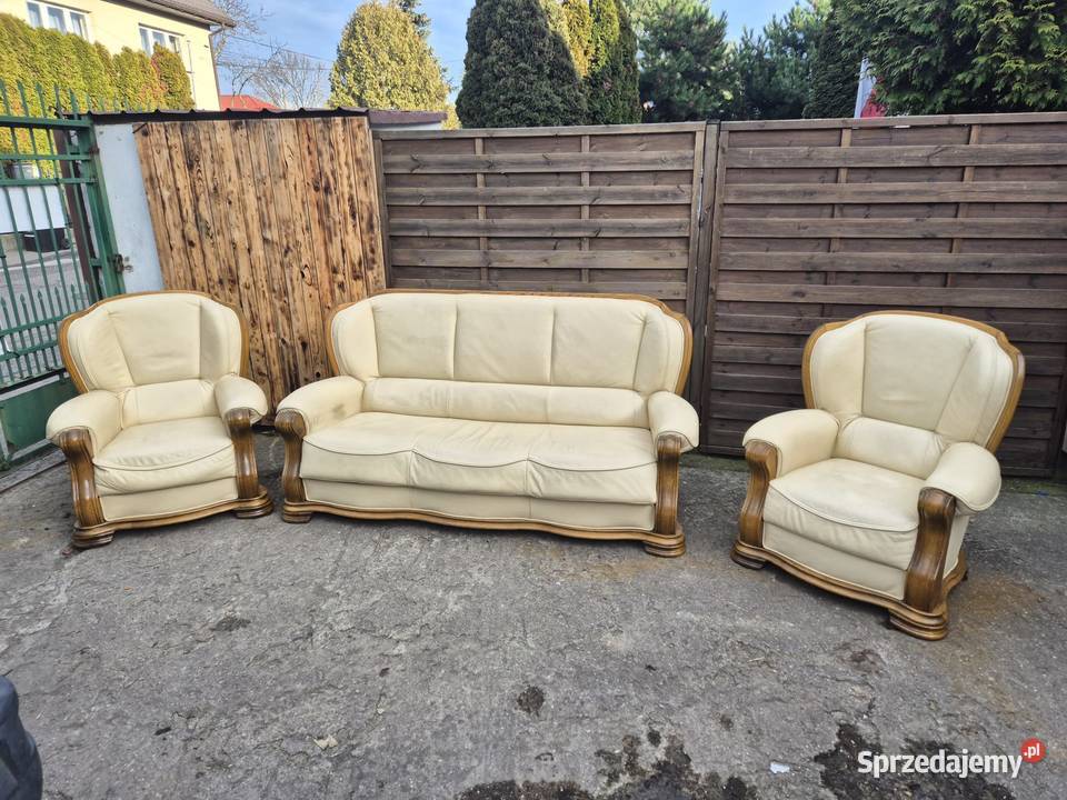 Komplet DES Cezar kanapa 3osobowa 2 x fotel mazowieckie Warszawa sprzedam