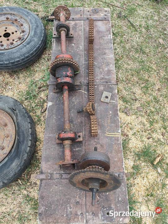 Tylna oś z mechanizmem różnicowym trójkołowiec Przeworsk