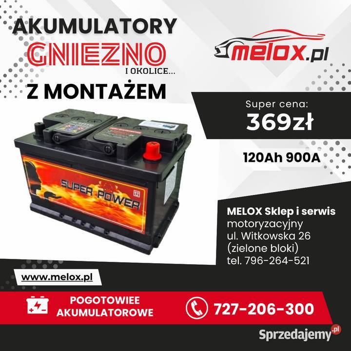 NOWY Akumulator 120Ah 950A do busa ciągnika Słupca
