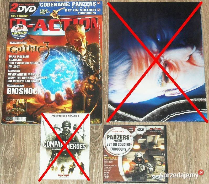 Magazyn CDACTION dodatki płyty plakaty Gliwice