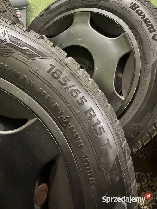 Opony zimowe Barum 18565 R15 felgi stalowe 4x100 Toruń