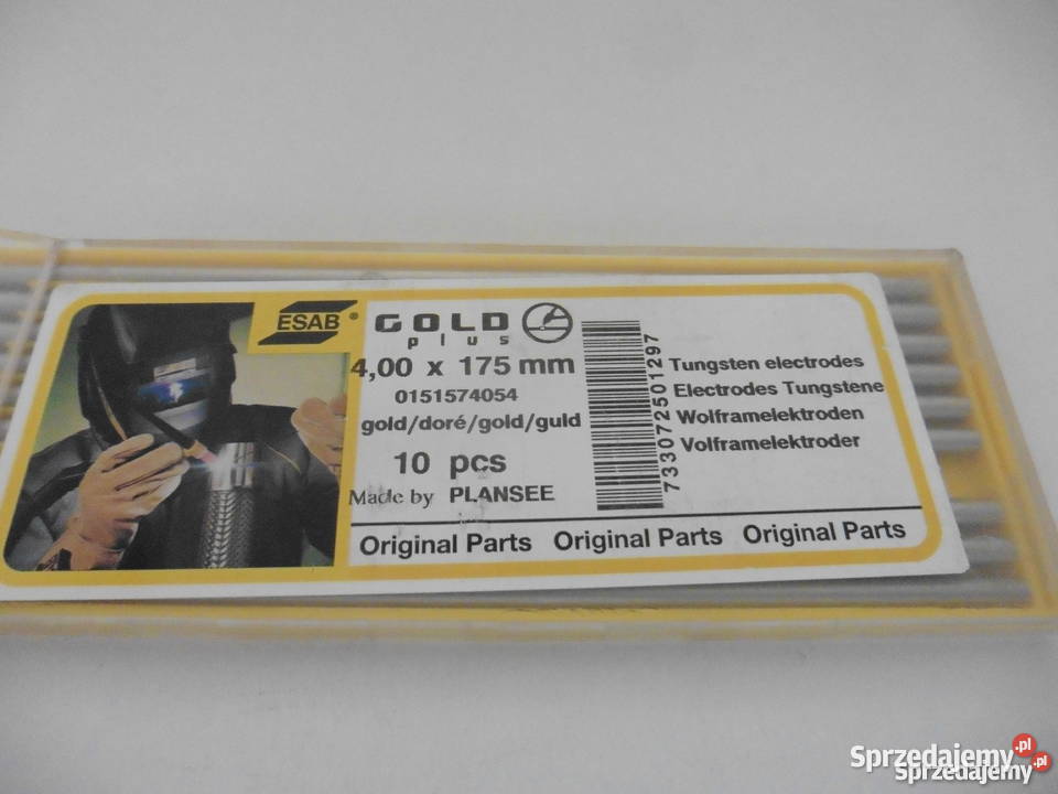 ELEKTRODA WOLFRAMOWA ESAB TIG ZŁOTA GOLD Gniezno